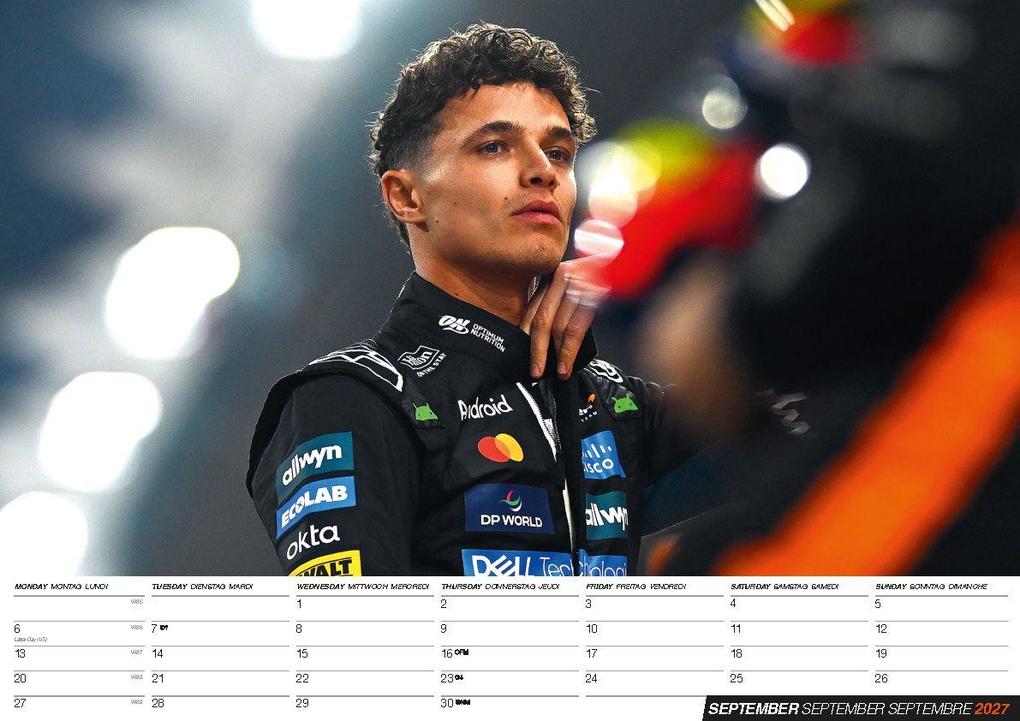 Weitere Ansicht: Lando Norris Kalender 2027 | Lando Norris