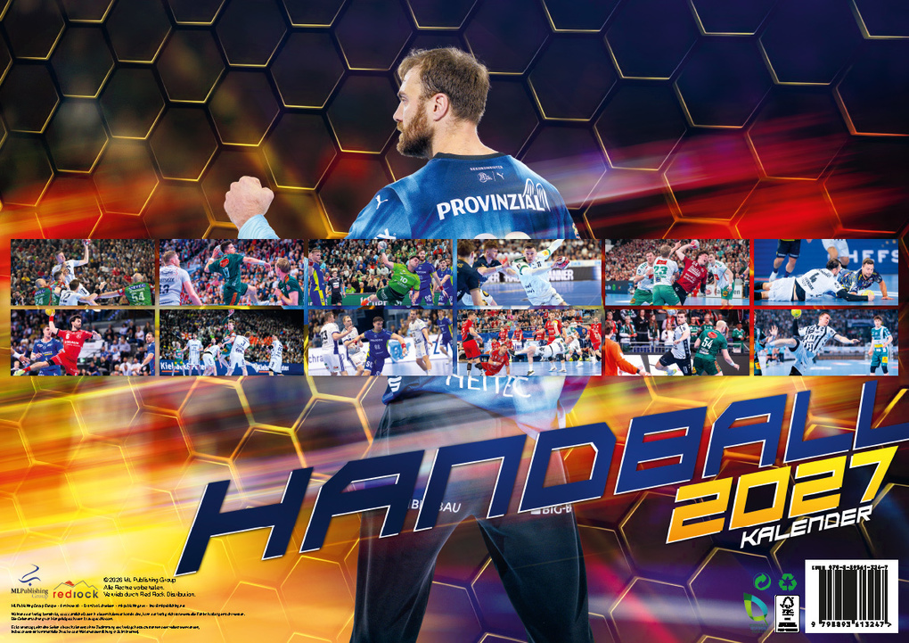 Produktbild: Handball Kalender 2027 | Johannes Golla, Michael Krauss, Sander Sagosen