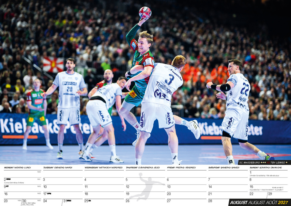Weitere Ansicht: Handball Kalender 2027 | Johannes Golla, Michael Krauss, Sander Sagosen