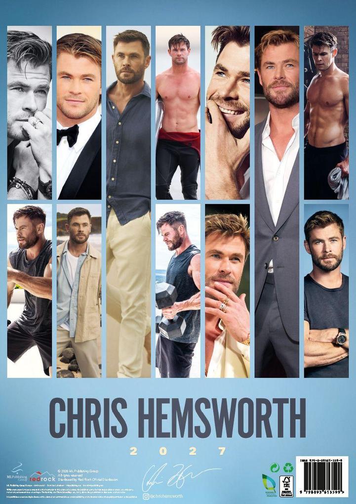 Weitere Ansicht: Chris Hemsworth Offizieller Kalender 2027 | Chris Hemsworth