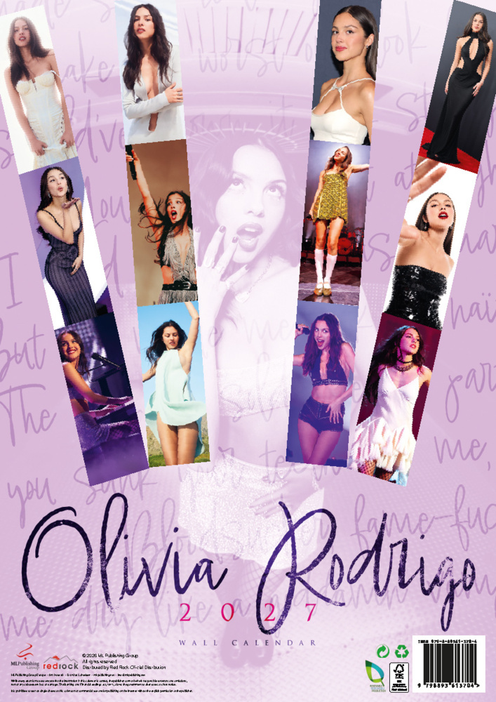 Weitere Ansicht: Olivia Rodrigo Kalender 2027 | Olivia Rodrigo
