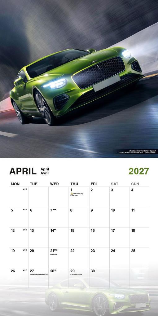 Weitere Ansicht: Super Cars Kalender 2027