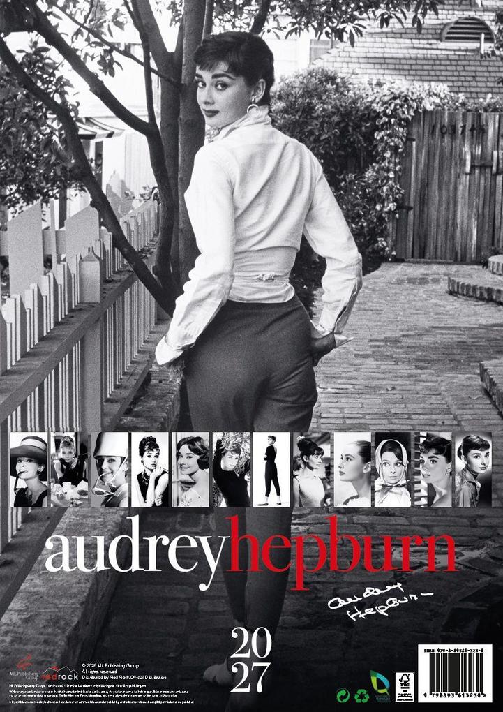 Weitere Ansicht: Audrey Hepburn Kalender 2027 - Glamour Film Stars | Audrey Hepburn