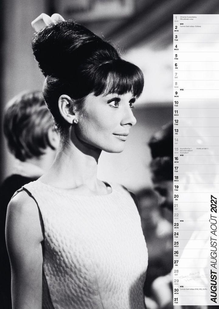 Weitere Ansicht: Audrey Hepburn Kalender 2027 - Glamour Film Stars | Audrey Hepburn
