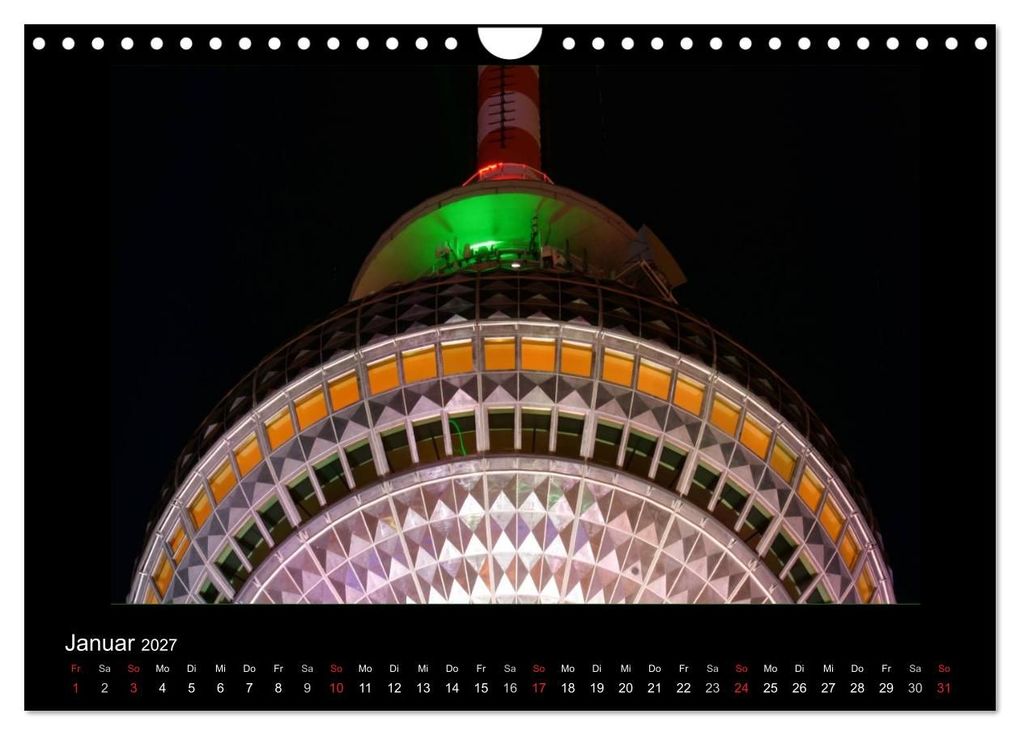 Weitere Ansicht: Berlin bei Nacht 2027 (Wandkalender 2027 DIN A4 quer), CALVENDO Monatskalender | Olaf Neidhardt anolin, Calvendo