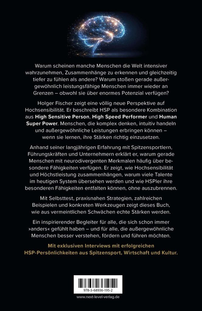 Weitere Ansicht: Schneller denken. Mehr fühlen. Mehr bewirken. | Holger Fischer
