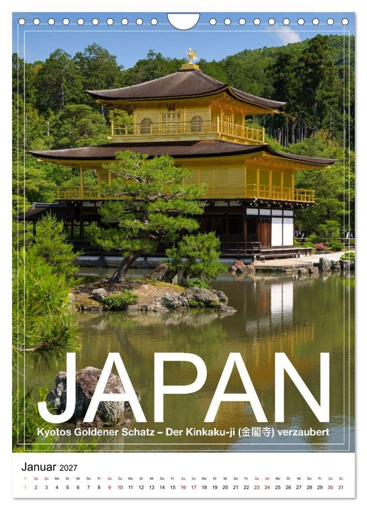 Weitere Ansicht: Japan PosterArt (Wandkalender 2027 DIN A4 hoch), CALVENDO Monatskalender | Michael Lieder - Artem24.eu, Calvendo