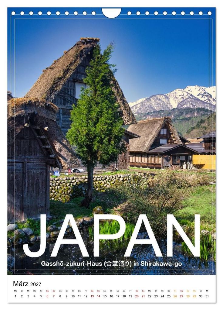 Weitere Ansicht: Japan PosterArt (Wandkalender 2027 DIN A4 hoch), CALVENDO Monatskalender | Michael Lieder - Artem24.eu, Calvendo