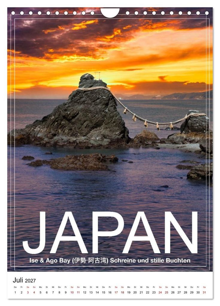 Weitere Ansicht: Japan PosterArt (Wandkalender 2027 DIN A4 hoch), CALVENDO Monatskalender | Michael Lieder - Artem24.eu, Calvendo