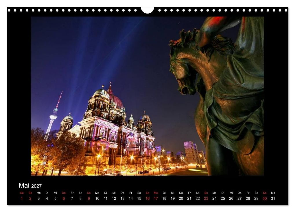 Weitere Ansicht: Berlin bei Nacht 2027 (Wandkalender 2027 DIN A3 quer), CALVENDO Monatskalender | Olaf Neidhardt anolin, Calvendo