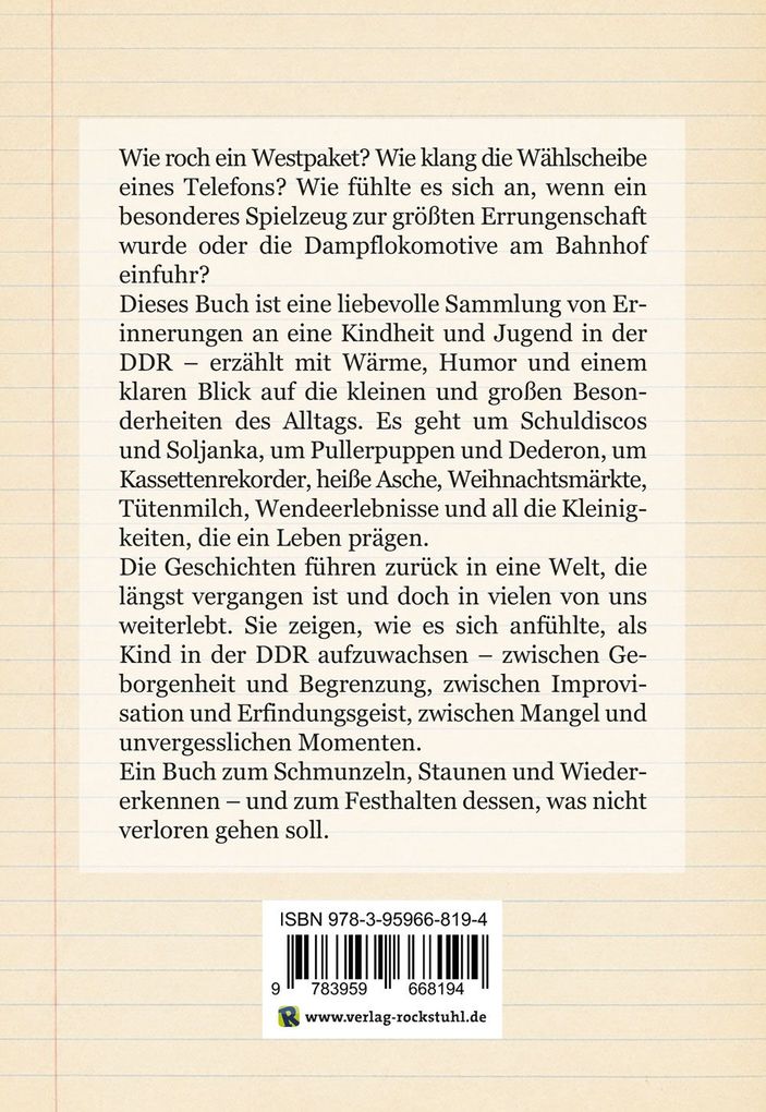 Weitere Ansicht: Als die DDR unser Zuhause war | Silke Richter