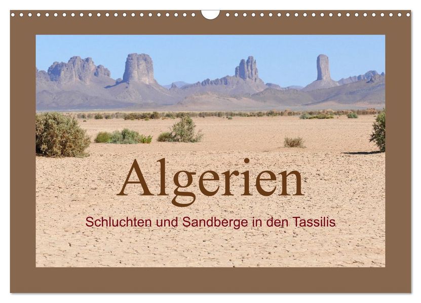 Produktbild: Algerien - Schluchten und Sandberge in den Tassilis (Wandkalender 2027 DIN A3 quer), CALVENDO Monatskalender | Knut Bormann, Calvendo