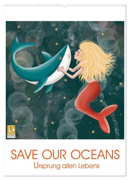 Produktbild: SAVE OUR OCEANS - Ursprung allen Lebens (Wandkalender 2027 DIN A2 hoch), CALVENDO Monatskalender | Danja Krampikowski