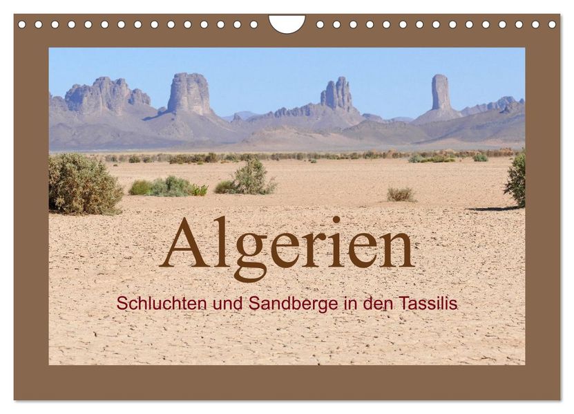 Produktbild: Algerien - Schluchten und Sandberge in den Tassilis (Wandkalender 2027 DIN A4 quer), CALVENDO Monatskalender | Knut Bormann, Calvendo