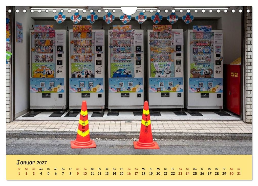 Weitere Ansicht: Tokios bunte Automatenwelt (Wandkalender 2027 DIN A4 quer), CALVENDO Monatskalender | Karsten Rahn, Calvendo