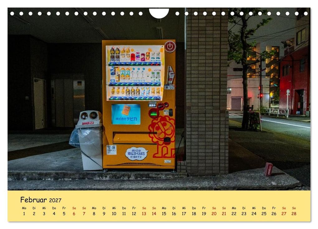 Weitere Ansicht: Tokios bunte Automatenwelt (Wandkalender 2027 DIN A4 quer), CALVENDO Monatskalender | Karsten Rahn, Calvendo