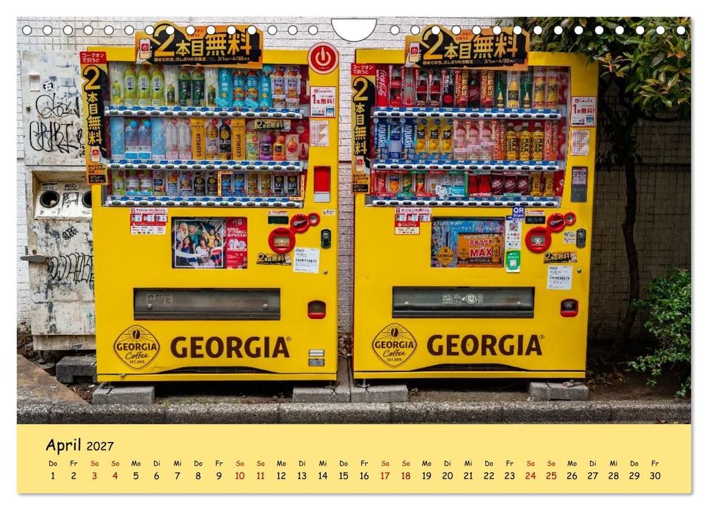 Weitere Ansicht: Tokios bunte Automatenwelt (Wandkalender 2027 DIN A4 quer), CALVENDO Monatskalender | Karsten Rahn, Calvendo