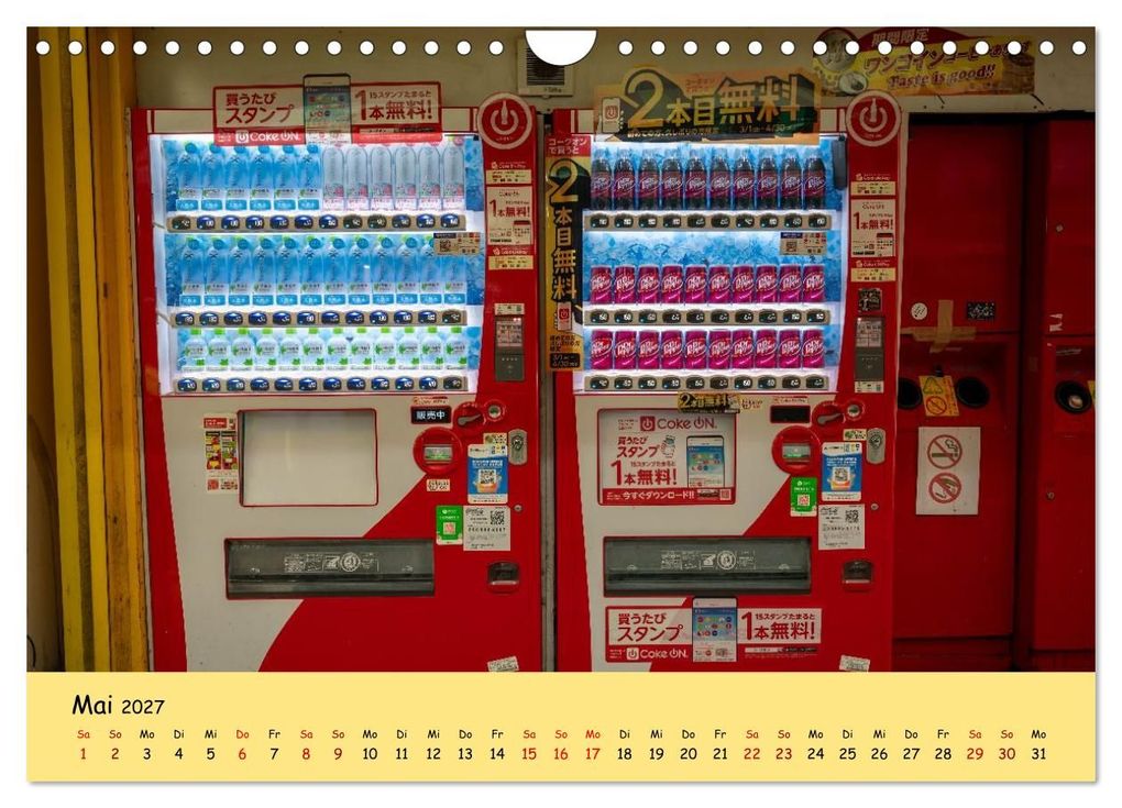 Weitere Ansicht: Tokios bunte Automatenwelt (Wandkalender 2027 DIN A4 quer), CALVENDO Monatskalender | Karsten Rahn, Calvendo