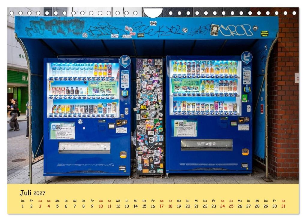Weitere Ansicht: Tokios bunte Automatenwelt (Wandkalender 2027 DIN A4 quer), CALVENDO Monatskalender | Karsten Rahn, Calvendo