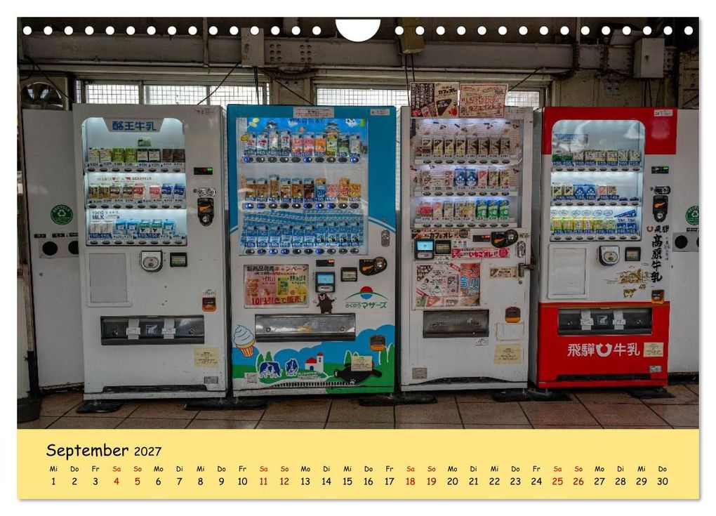 Weitere Ansicht: Tokios bunte Automatenwelt (Wandkalender 2027 DIN A4 quer), CALVENDO Monatskalender | Karsten Rahn, Calvendo