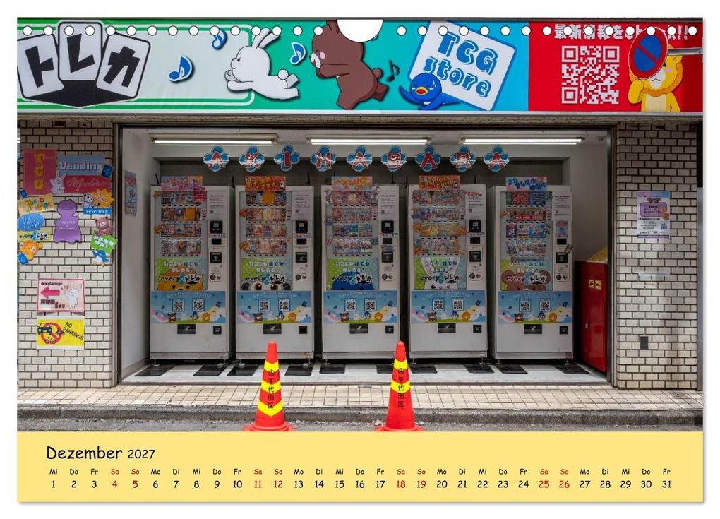 Weitere Ansicht: Tokios bunte Automatenwelt (Wandkalender 2027 DIN A4 quer), CALVENDO Monatskalender | Karsten Rahn, Calvendo