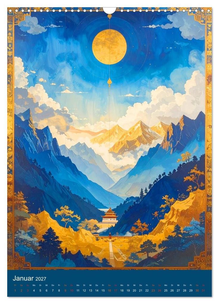 Weitere Ansicht: Der Pfad der inneren Berge (Wandkalender 2027 DIN A3 hoch), CALVENDO Monatskalender | Kerstin Waurick, Calvendo