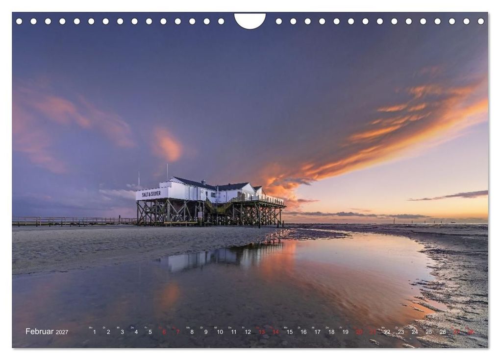 Weitere Ansicht: Nordseeurlaub in St. Peter-Ording (Wandkalender 2027 DIN A4 quer), CALVENDO Monatskalender | Ulla Moswald, Calvendo