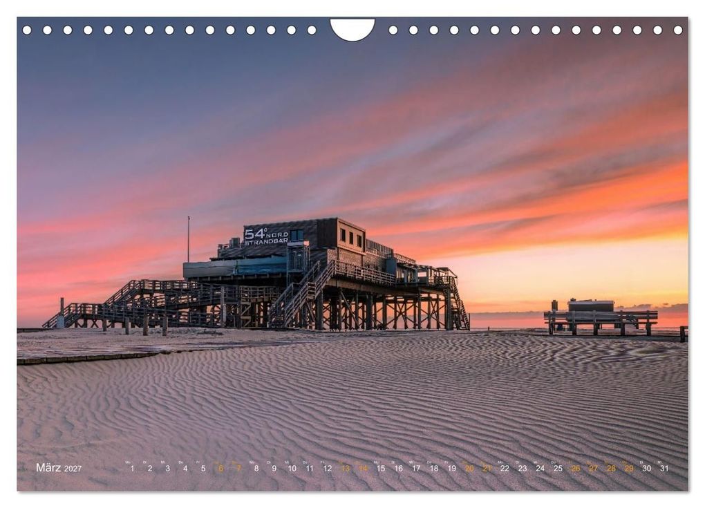 Weitere Ansicht: Nordseeurlaub in St. Peter-Ording (Wandkalender 2027 DIN A4 quer), CALVENDO Monatskalender | Ulla Moswald, Calvendo