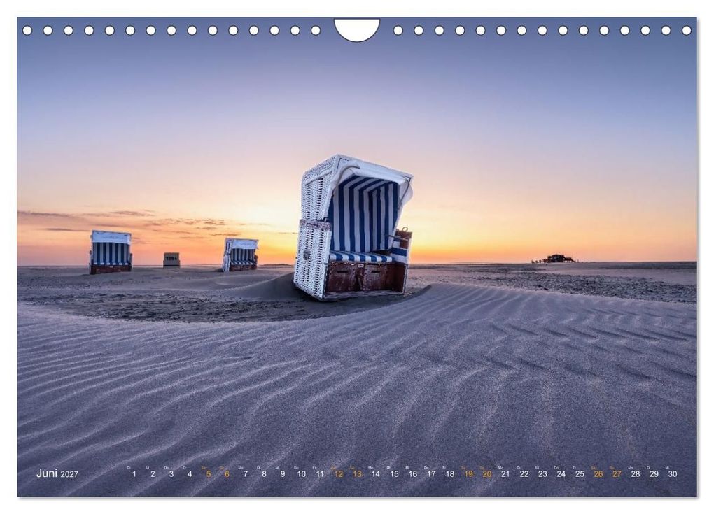 Weitere Ansicht: Nordseeurlaub in St. Peter-Ording (Wandkalender 2027 DIN A4 quer), CALVENDO Monatskalender | Ulla Moswald, Calvendo