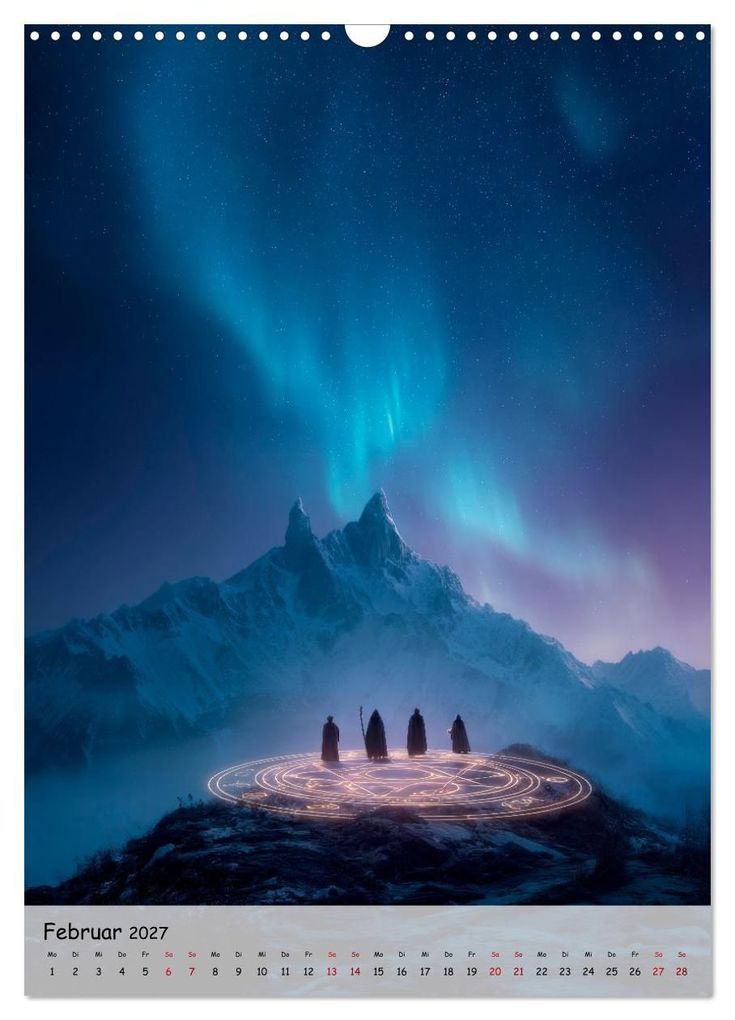 Weitere Ansicht: Uraltes erwachen der Magie (Wandkalender 2027 DIN A3 hoch), CALVENDO Monatskalender | Melanie Viola, Calvendo