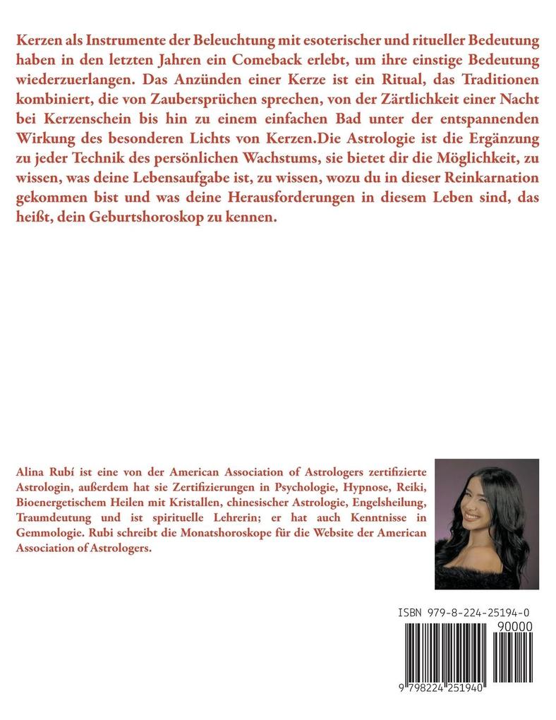 Weitere Ansicht: Astrologie Kurse und Kerzeninterpretation | Alina A Rubi, Angeline Rubi