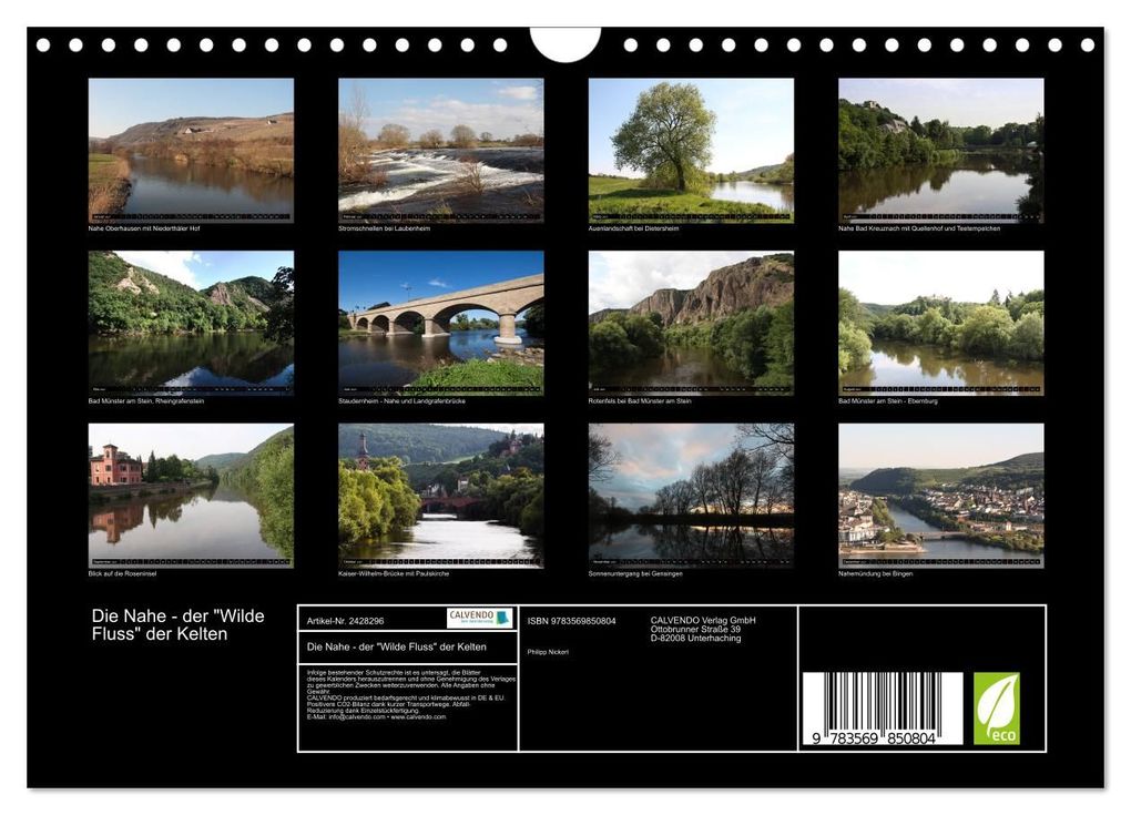 Weitere Ansicht: Die Nahe - der "Wilde Fluss" der Kelten (Wandkalender 2027 DIN A4 quer), CALVENDO Monatskalender | Philipp Nickerl, Calvendo