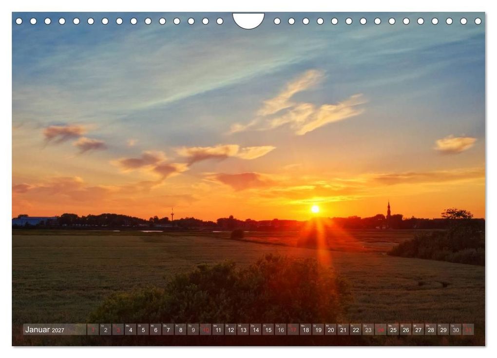 Weitere Ansicht: Nordfriesland dunkelbunt - zwischen Tönning und Sankt Peter-Ording (Wandkalender 2027 DIN A4 quer), CALVENDO Monatskalender | Peter Brüggen // www.peterbrueggen.de, Calvendo