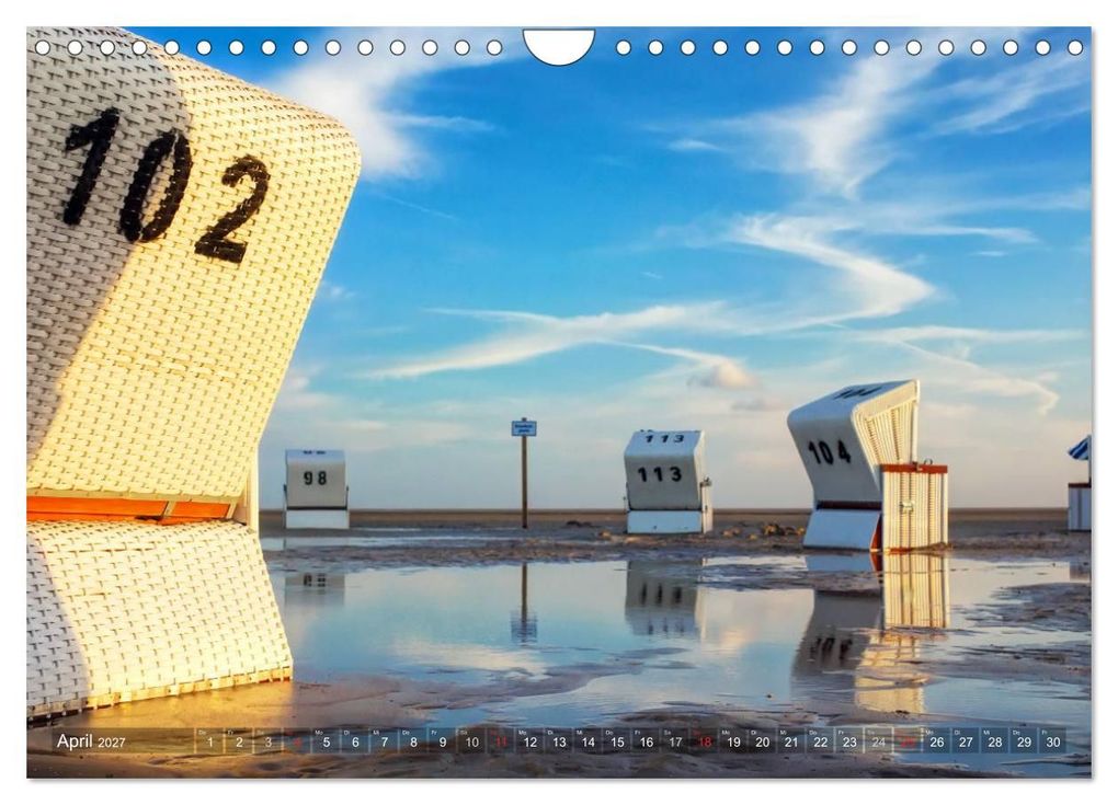 Weitere Ansicht: Nordfriesland dunkelbunt - zwischen Tönning und Sankt Peter-Ording (Wandkalender 2027 DIN A4 quer), CALVENDO Monatskalender | Peter Brüggen // www.peterbrueggen.de, Calvendo