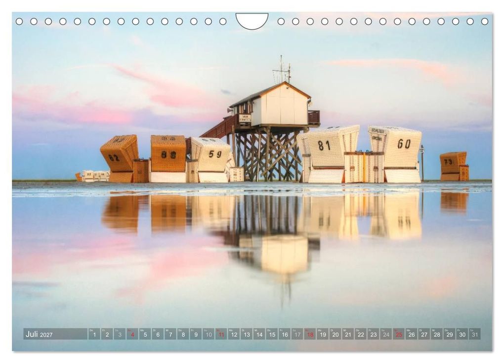 Weitere Ansicht: Nordfriesland dunkelbunt - zwischen Tönning und Sankt Peter-Ording (Wandkalender 2027 DIN A4 quer), CALVENDO Monatskalender | Peter Brüggen // www.peterbrueggen.de, Calvendo