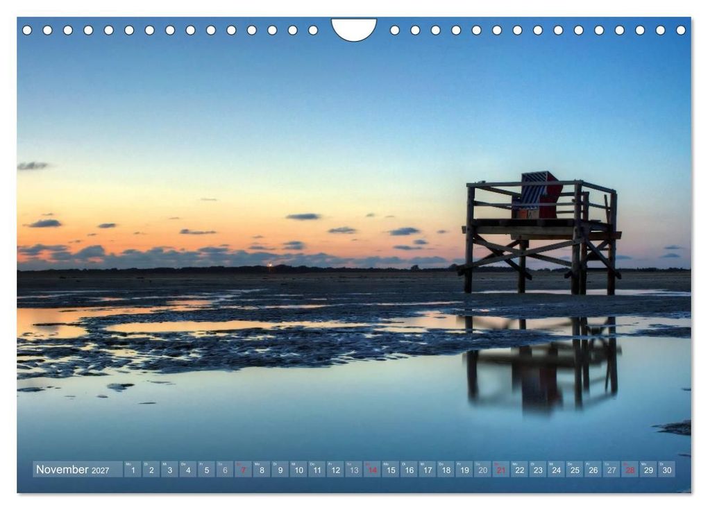 Weitere Ansicht: Nordfriesland dunkelbunt - zwischen Tönning und Sankt Peter-Ording (Wandkalender 2027 DIN A4 quer), CALVENDO Monatskalender | Peter Brüggen // www.peterbrueggen.de, Calvendo