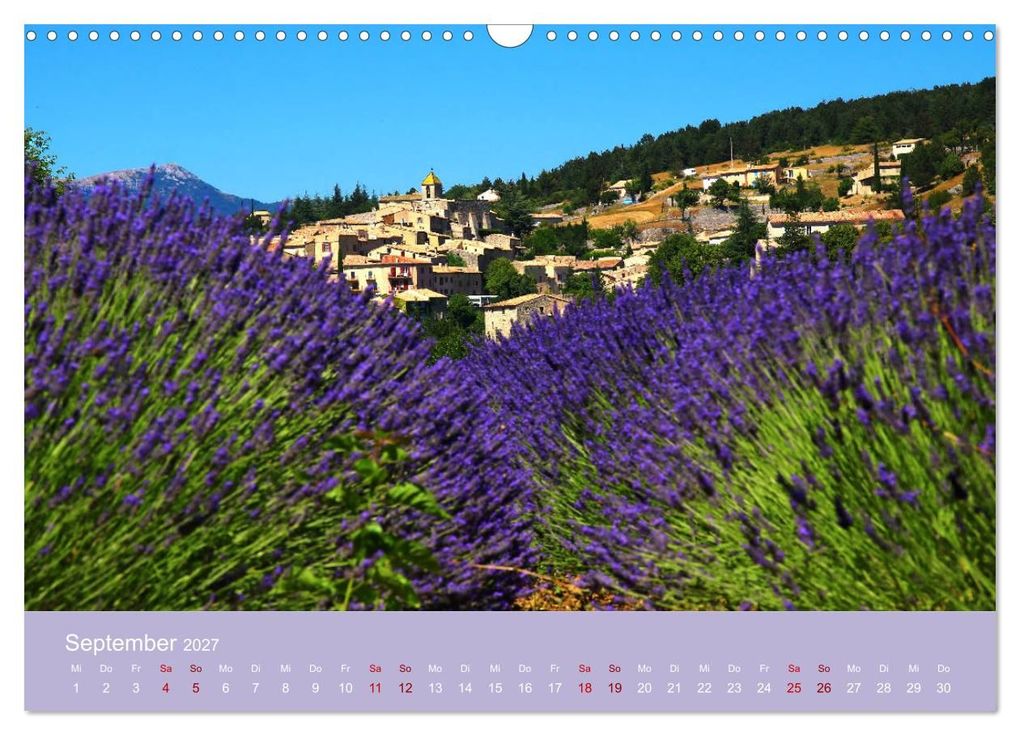 Weitere Ansicht: Die Farben der Provence... und der Duft des Lavendels... (Wandkalender 2027 DIN A3 quer), CALVENDO Monatskalender | Brigitte Dürr, Calvendo