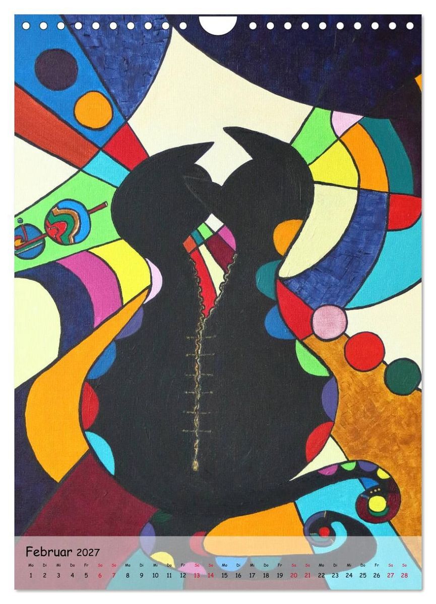 Weitere Ansicht: Kätz, Petra Kolossa, Pop-Art-Kunstdrucke (Wandkalender 2027 DIN A4 hoch), CALVENDO Monatskalender | Petra Kolossa, Calvendo