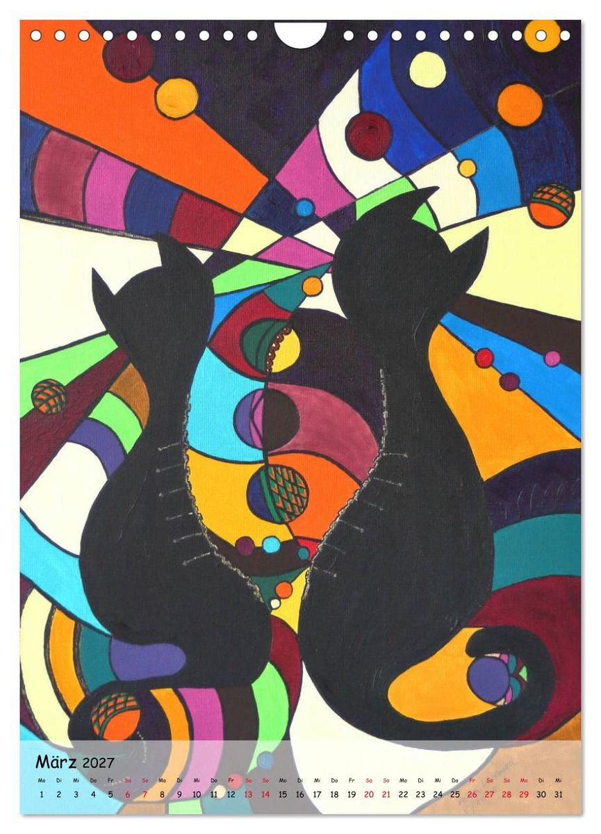 Weitere Ansicht: Kätz, Petra Kolossa, Pop-Art-Kunstdrucke (Wandkalender 2027 DIN A4 hoch), CALVENDO Monatskalender | Petra Kolossa, Calvendo