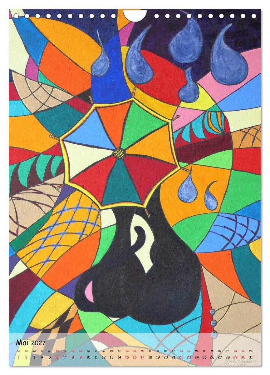 Weitere Ansicht: Kätz, Petra Kolossa, Pop-Art-Kunstdrucke (Wandkalender 2027 DIN A4 hoch), CALVENDO Monatskalender | Petra Kolossa, Calvendo