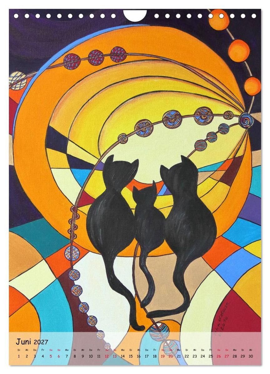 Weitere Ansicht: Kätz, Petra Kolossa, Pop-Art-Kunstdrucke (Wandkalender 2027 DIN A4 hoch), CALVENDO Monatskalender | Petra Kolossa, Calvendo