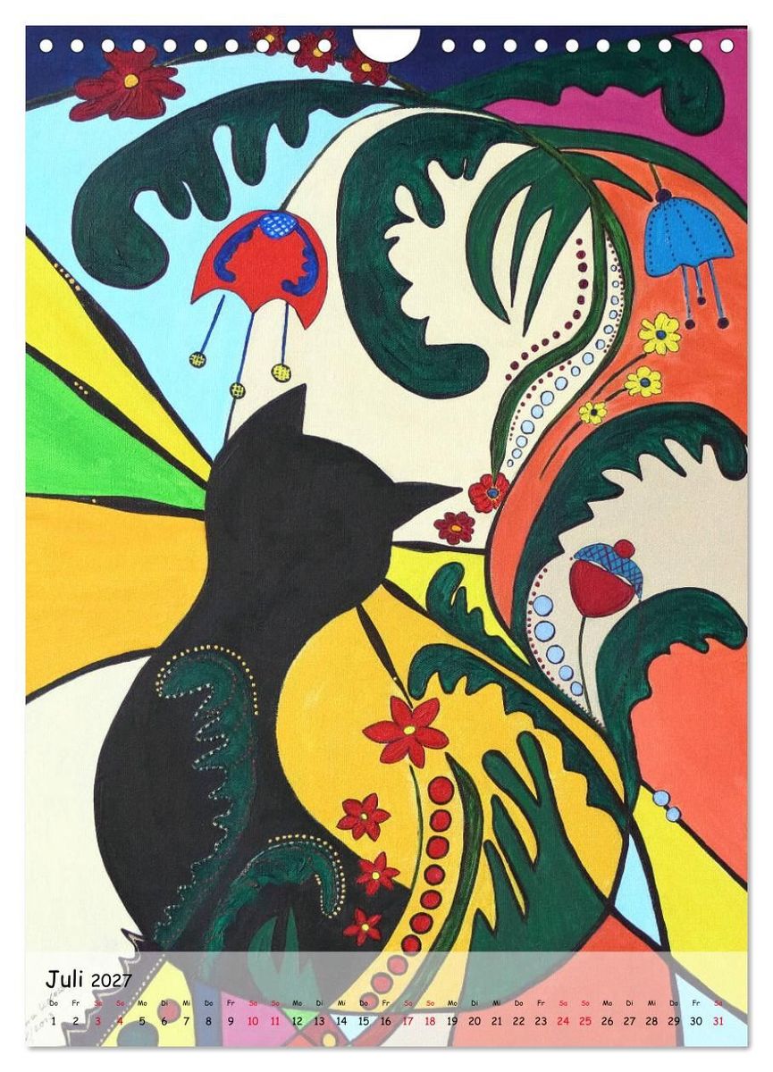 Weitere Ansicht: Kätz, Petra Kolossa, Pop-Art-Kunstdrucke (Wandkalender 2027 DIN A4 hoch), CALVENDO Monatskalender | Petra Kolossa, Calvendo