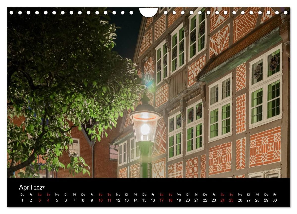 Weitere Ansicht: Buxtehude bei Nacht (Wandkalender 2027 DIN A4 quer), CALVENDO Monatskalender | Roger Steen, Calvendo