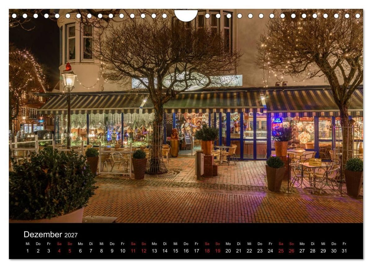 Weitere Ansicht: Buxtehude bei Nacht (Wandkalender 2027 DIN A4 quer), CALVENDO Monatskalender | Roger Steen, Calvendo