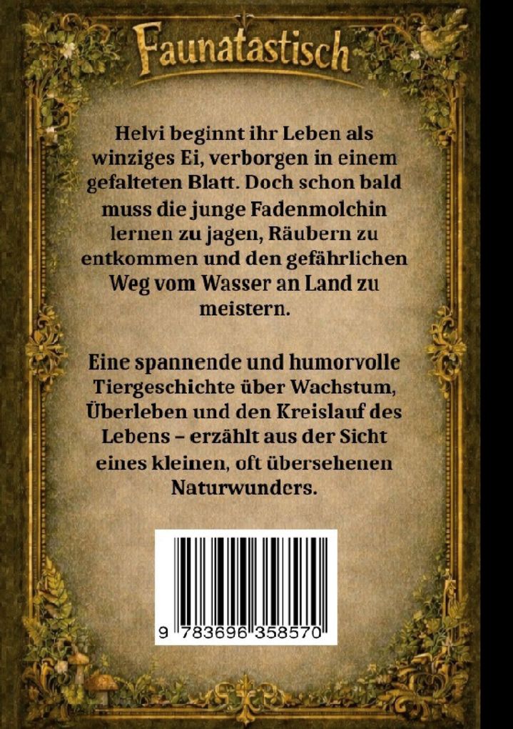Weitere Ansicht: Faunatastísch #11 - Helvi der Fadenmolch | Horst Fischer