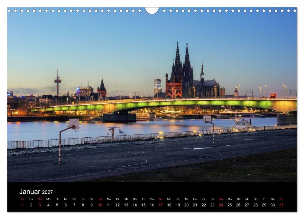Weitere Ansicht: köln dunkelbunt II - Die Stadt leuchtet! (Wandkalender 2027 DIN A3 quer), CALVENDO Monatskalender | Peter Brüggen // www. koelndunkelbunt.de, Calvendo