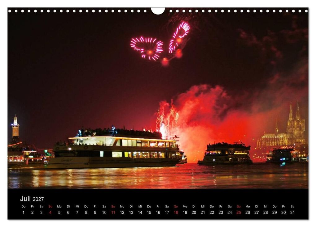 Weitere Ansicht: köln dunkelbunt II - Die Stadt leuchtet! (Wandkalender 2027 DIN A3 quer), CALVENDO Monatskalender | Peter Brüggen // www. koelndunkelbunt.de, Calvendo