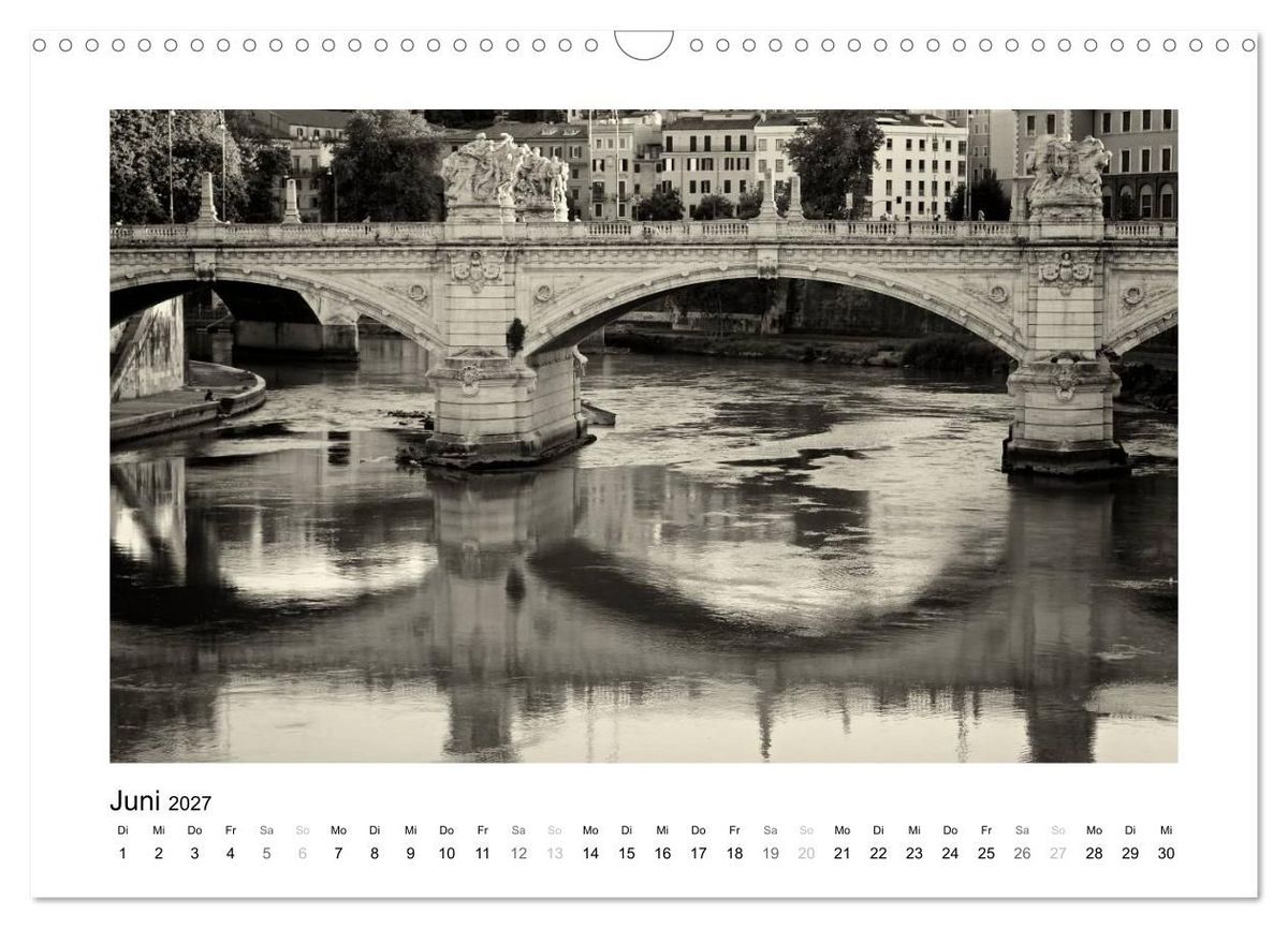 Weitere Ansicht: Rom in schwarz - weiss (Wandkalender 2027 DIN A3 quer), CALVENDO Monatskalender | Silly Photography, Calvendo
