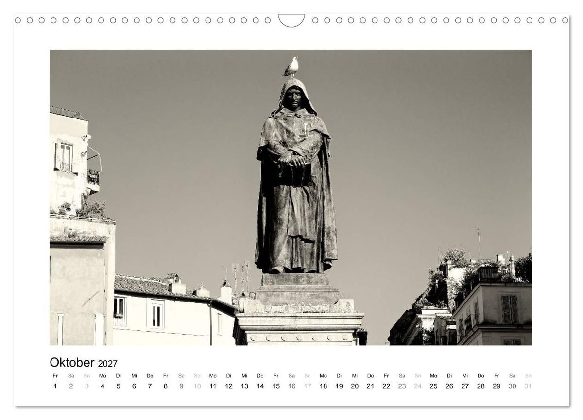 Weitere Ansicht: Rom in schwarz - weiss (Wandkalender 2027 DIN A3 quer), CALVENDO Monatskalender | Silly Photography, Calvendo