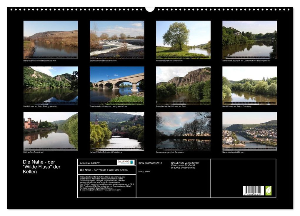 Weitere Ansicht: Die Nahe - der "Wilde Fluss" der Kelten (Wandkalender 2027 DIN A2 quer), CALVENDO Monatskalender | Philipp Nickerl, Calvendo